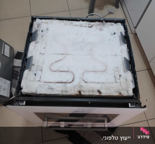 תנור חשמלי פתוח עם בידוד פנימי גלוי